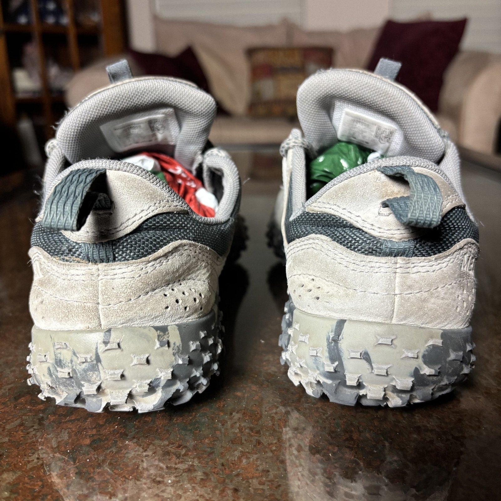 Merrell Wrapt Barefoot Shoes Women's 8.5 Grey Athletic Trail Running Minimalist