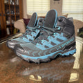 La Sportiva Ultra Raptor II Mid GTX Hiking Boots Women's Size 9 Black Blue Trail
