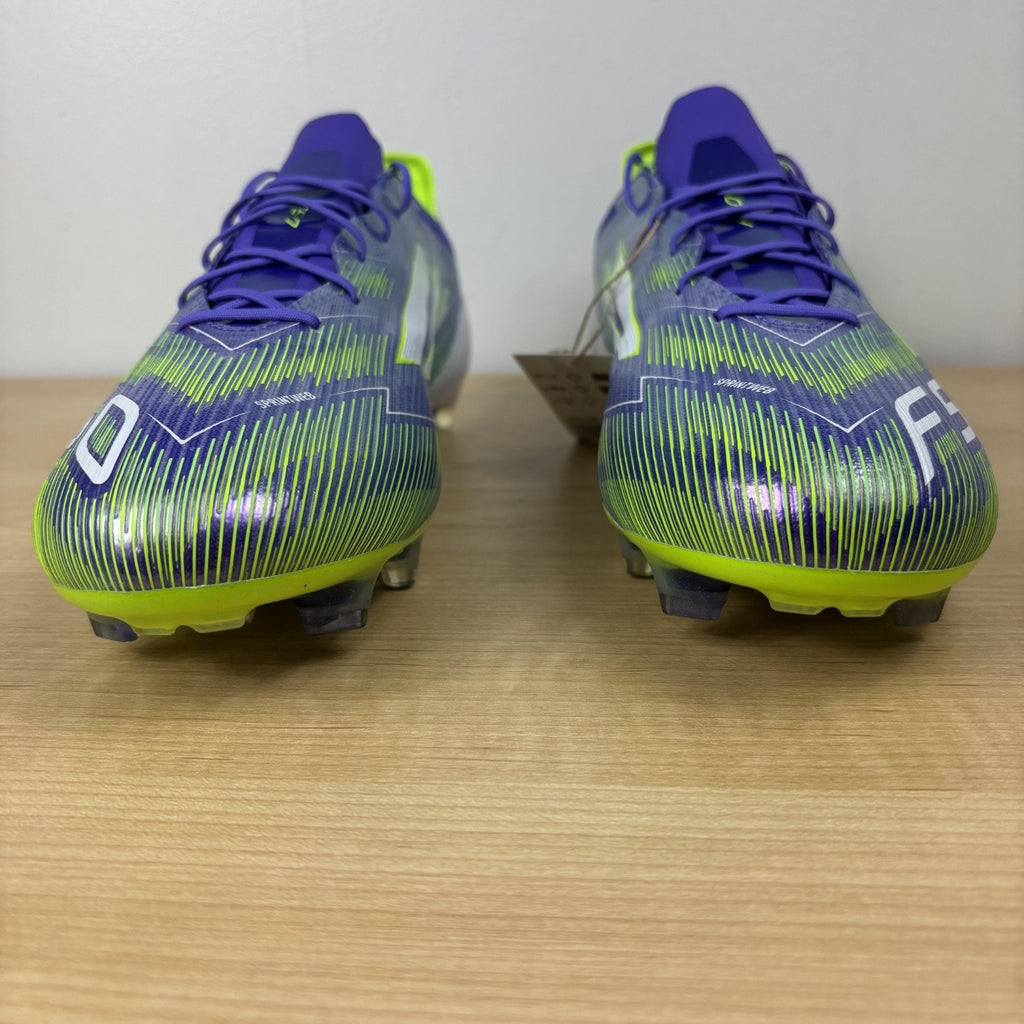 Adidas F50 Elite FG Firm Ground Soccer Cleats Men’s Size 12 Purple Green JH7615