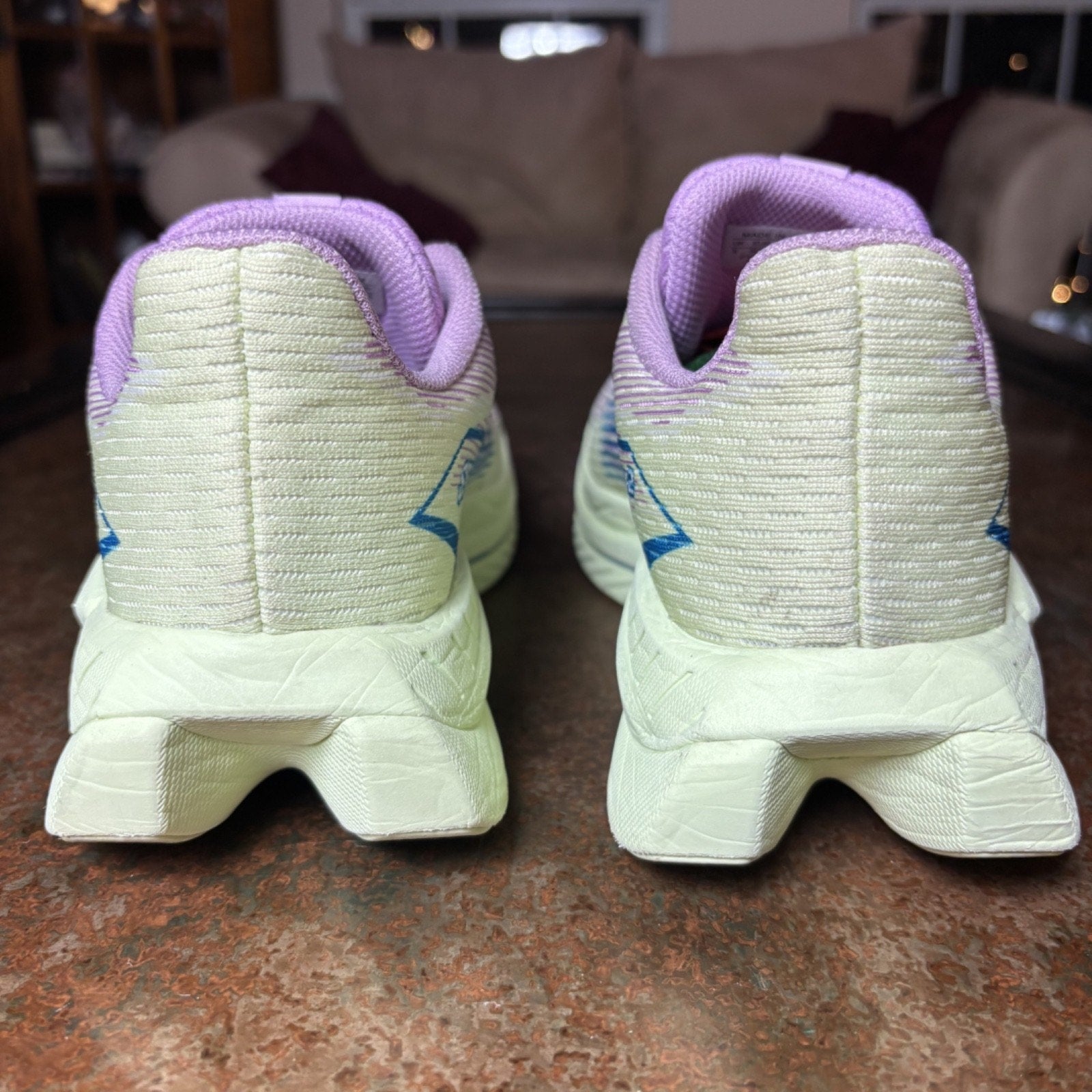 Salomon Spectur 2 Shoes Women's 7.5 Green Purple Road Running Athletic Sneakers
