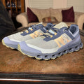 On Cloudvista Men's 9.5 Grey Blue Trail Running Athletic Outdoor Shoes Sneakers