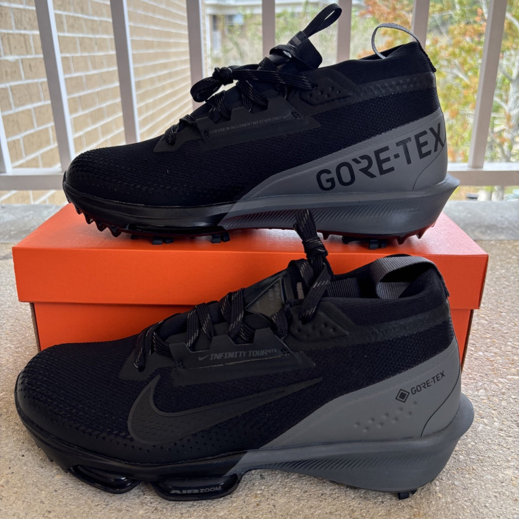 Nike Air Zoom Infinity Tour 2 Next% GTX Black Golf Cleat FV4897-002 Mens Sizes