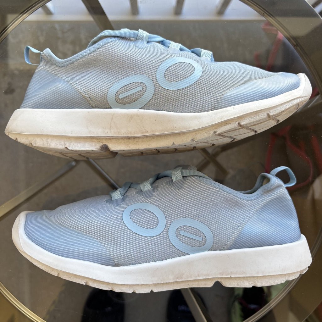 OOFOS OOmg Sport LS Shoes Women's Size 9 Blue Athletic Recovery Comfort Sneakers