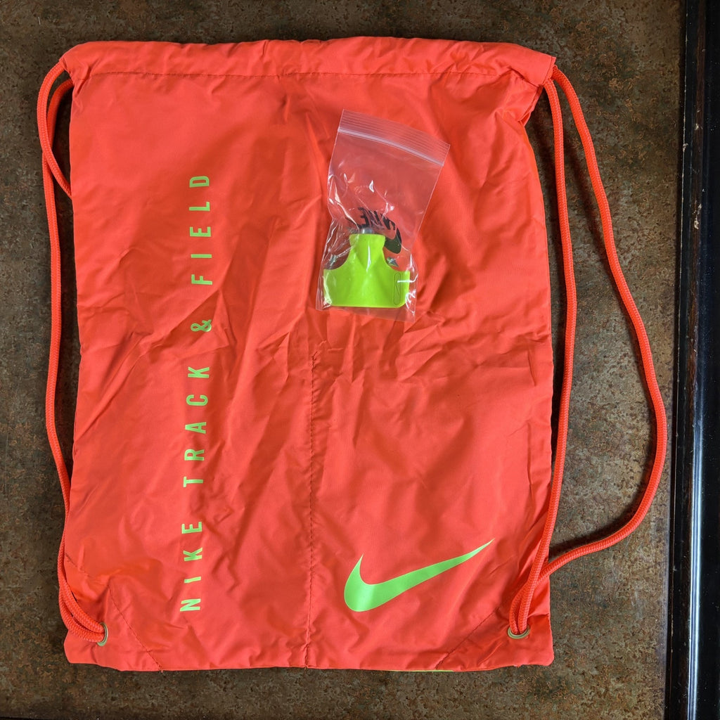 Nike Air Zoom Victory 2 Track Spikes Mens Size 12 Crimson Red Lime Performance