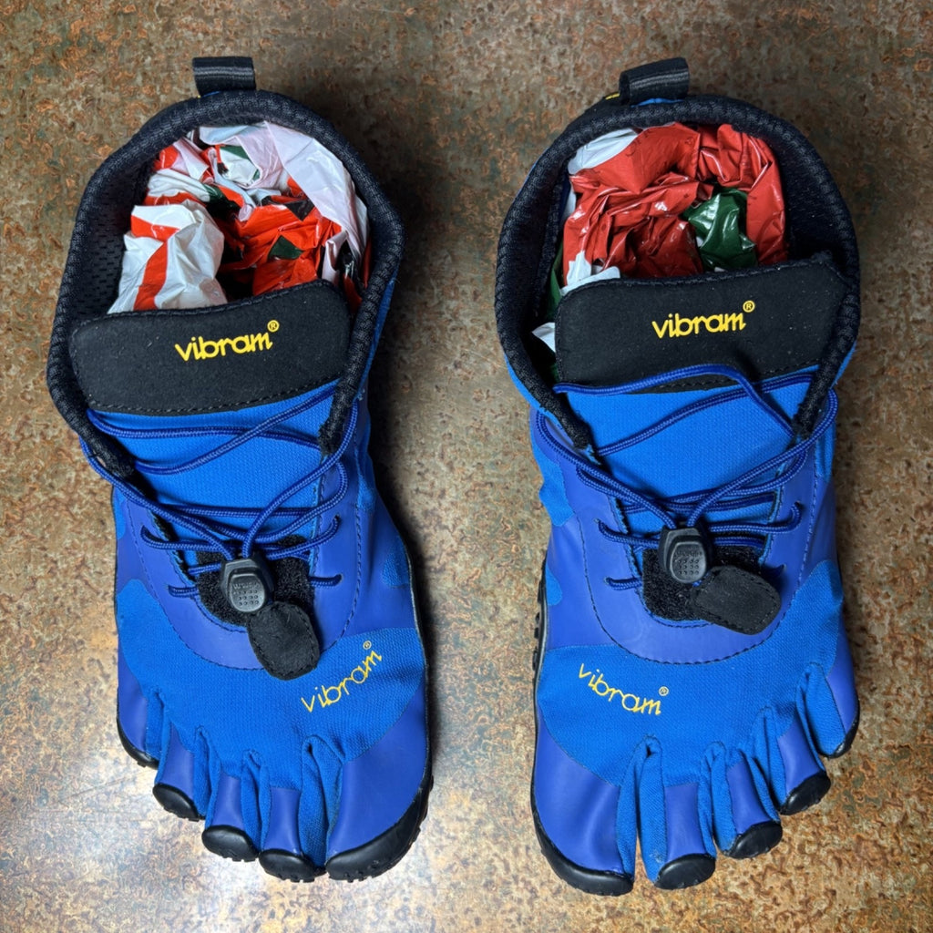Vibram FiveFingers V-Alpha 19M7102 Shoes Mens Size 8 EU 39 Blue Barefoot Minimal