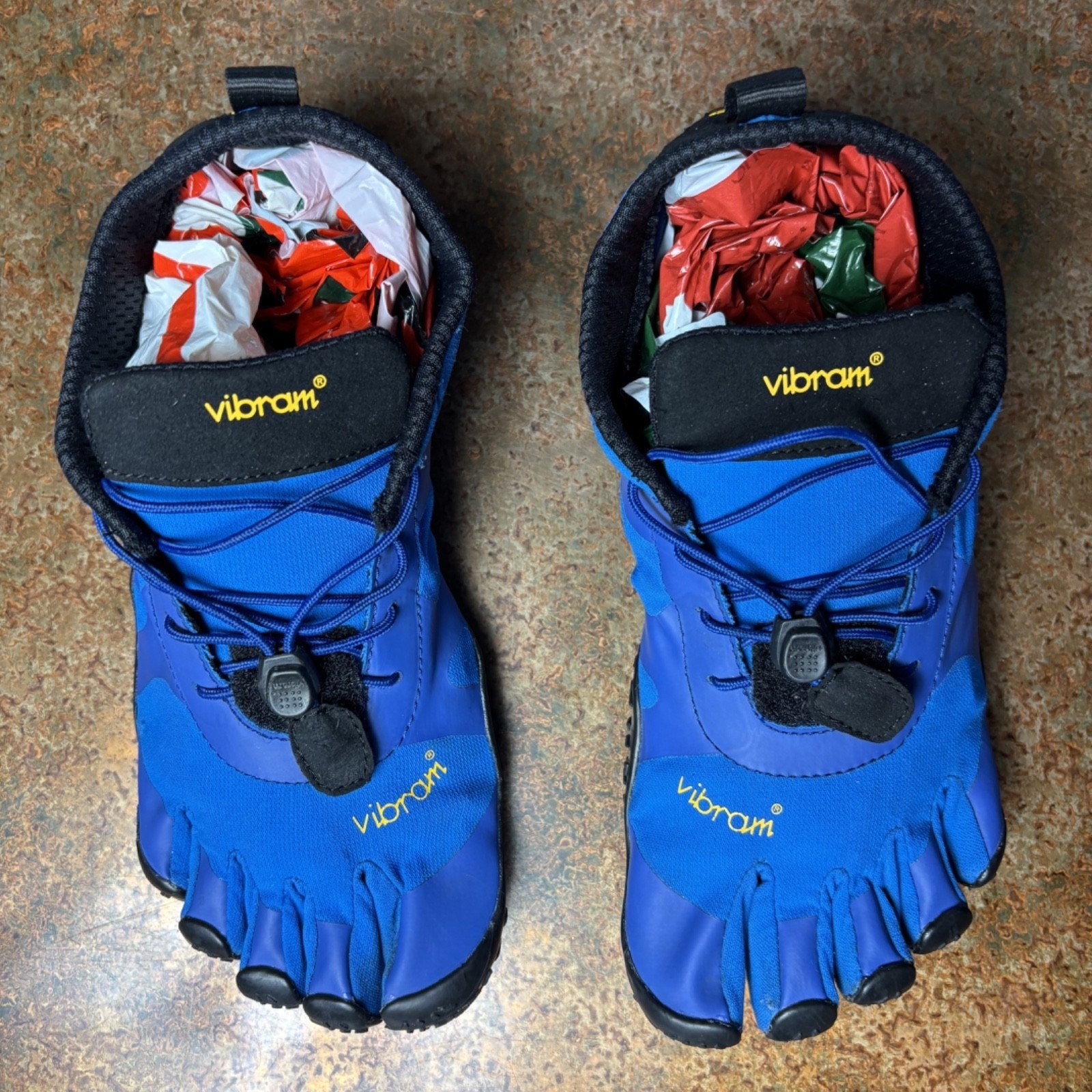 Vibram FiveFingers V-Alpha 19M7102 Shoes Mens Size 8 EU 39 Blue Barefoot Minimal