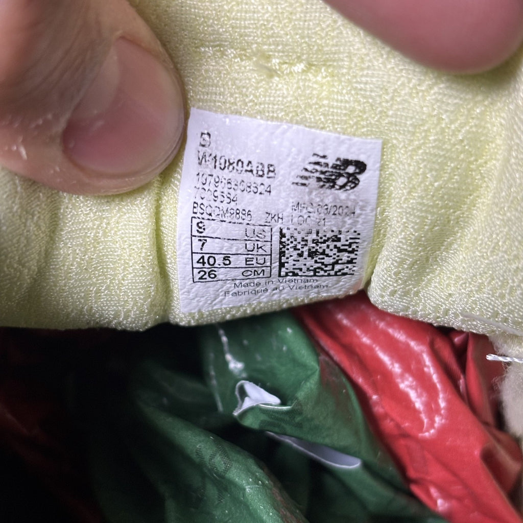 New Balance Fresh Foam X 1080v13 Shoes Womens 9 Yellow Limelight Comfort Running
