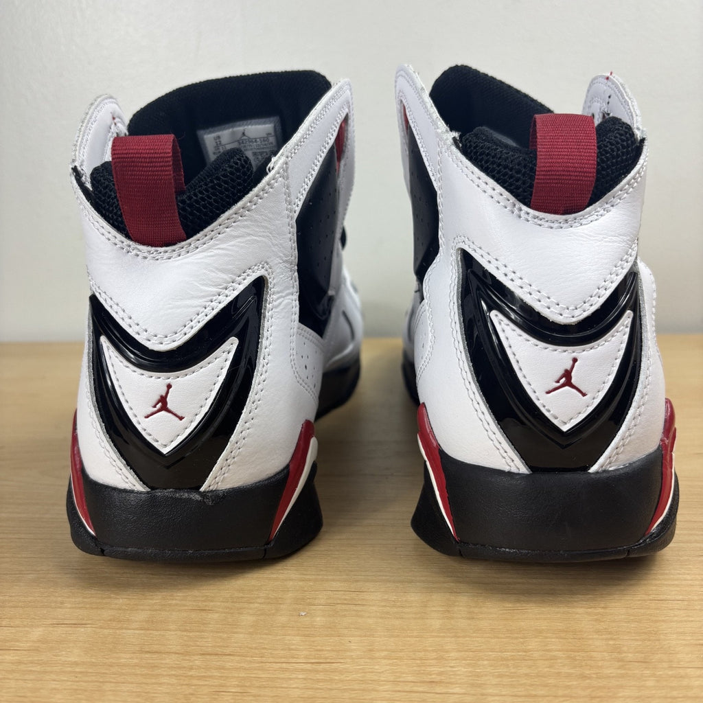 Nike Air Jordan True Flight White Sneakers Mens 12 White Red Lifestyle Shoes NEW