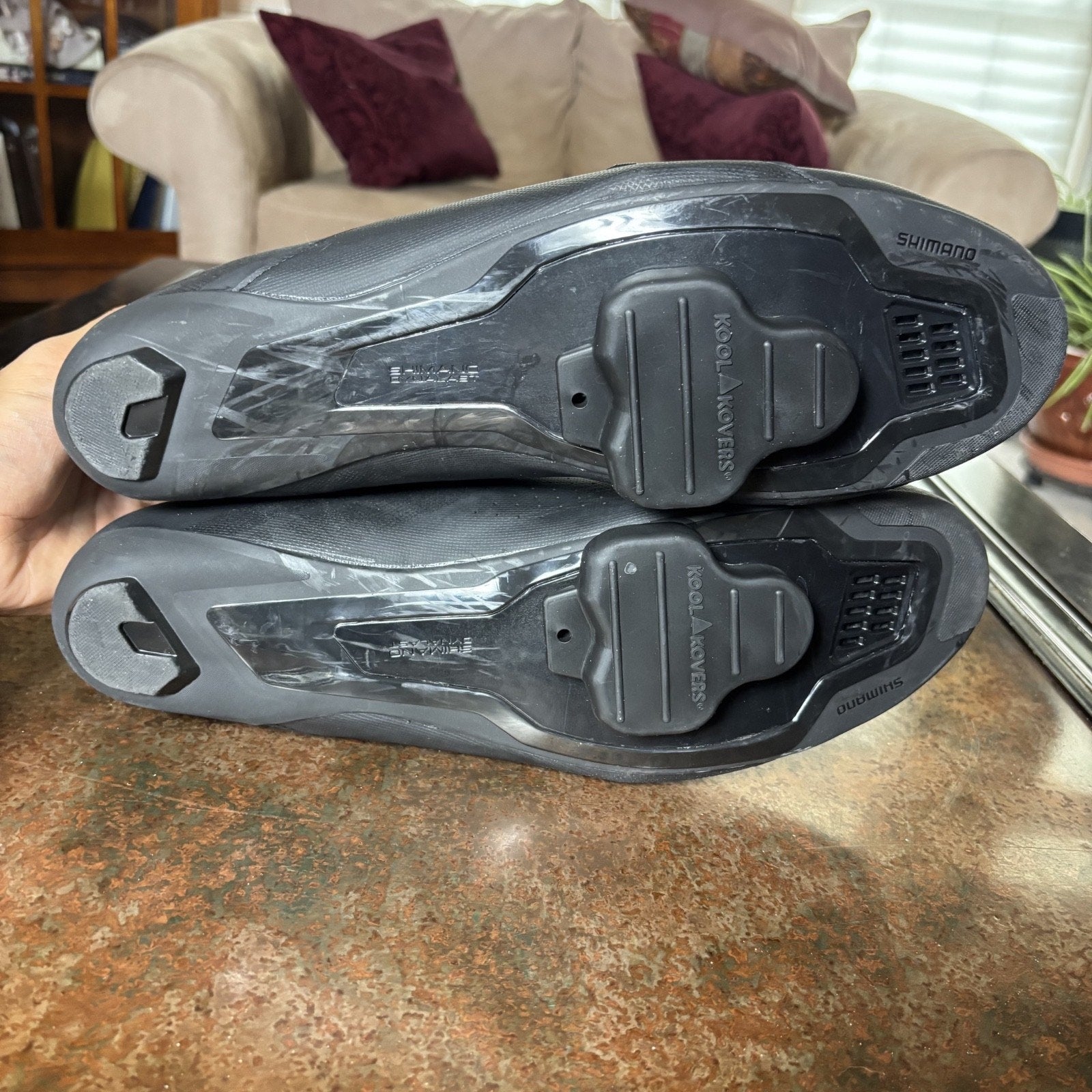 Shimano RC3 Road Cycling Shoes Mens Size 14 EU 50 Black BOA Dial SHR300M Biking