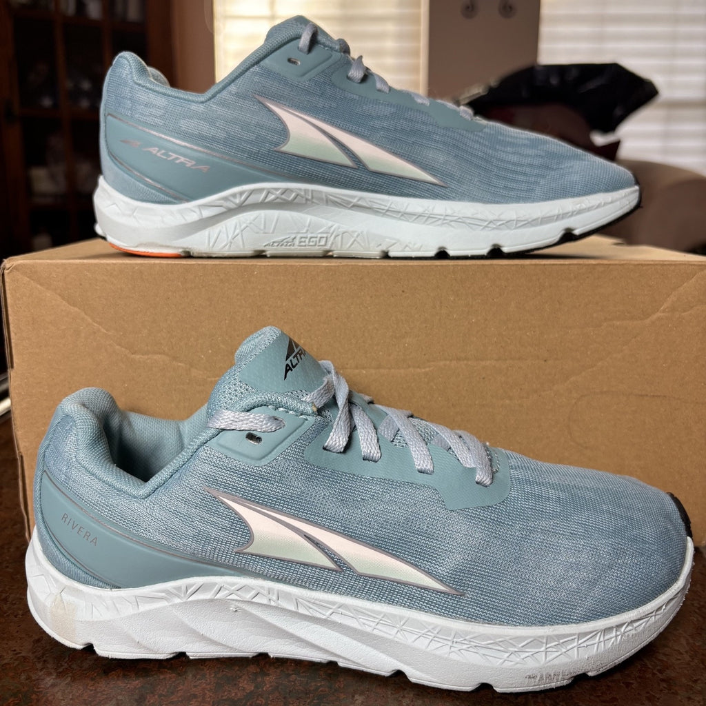 Altra Rivera Shoes Women's Size 8 Blue Athletic Zero Drop Road Running Sneakers
