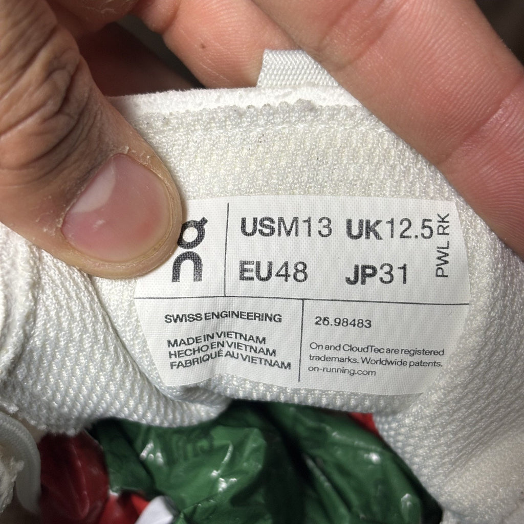 On Cloudnova Form Mens 13 White Road Running Athletic Gym Comfort Shoes Sneakers
