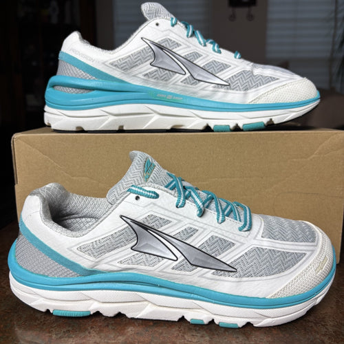 Altra Provision 3.5 Shoes Women's 8.5 White Teal Road Running Athletic Sneakers