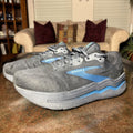 Brooks Ghost Max 2 Shoes Mens 10 4E Wide Black Blue Athletic Running Sneakers