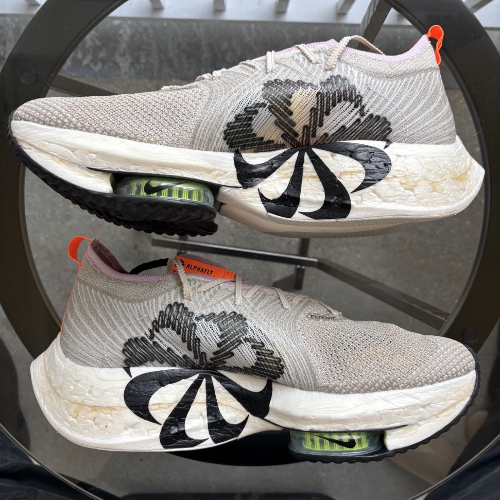 Nike Air Zoom Alphafly Next Nature Shoes Mens Size 13 Grey Competition Running