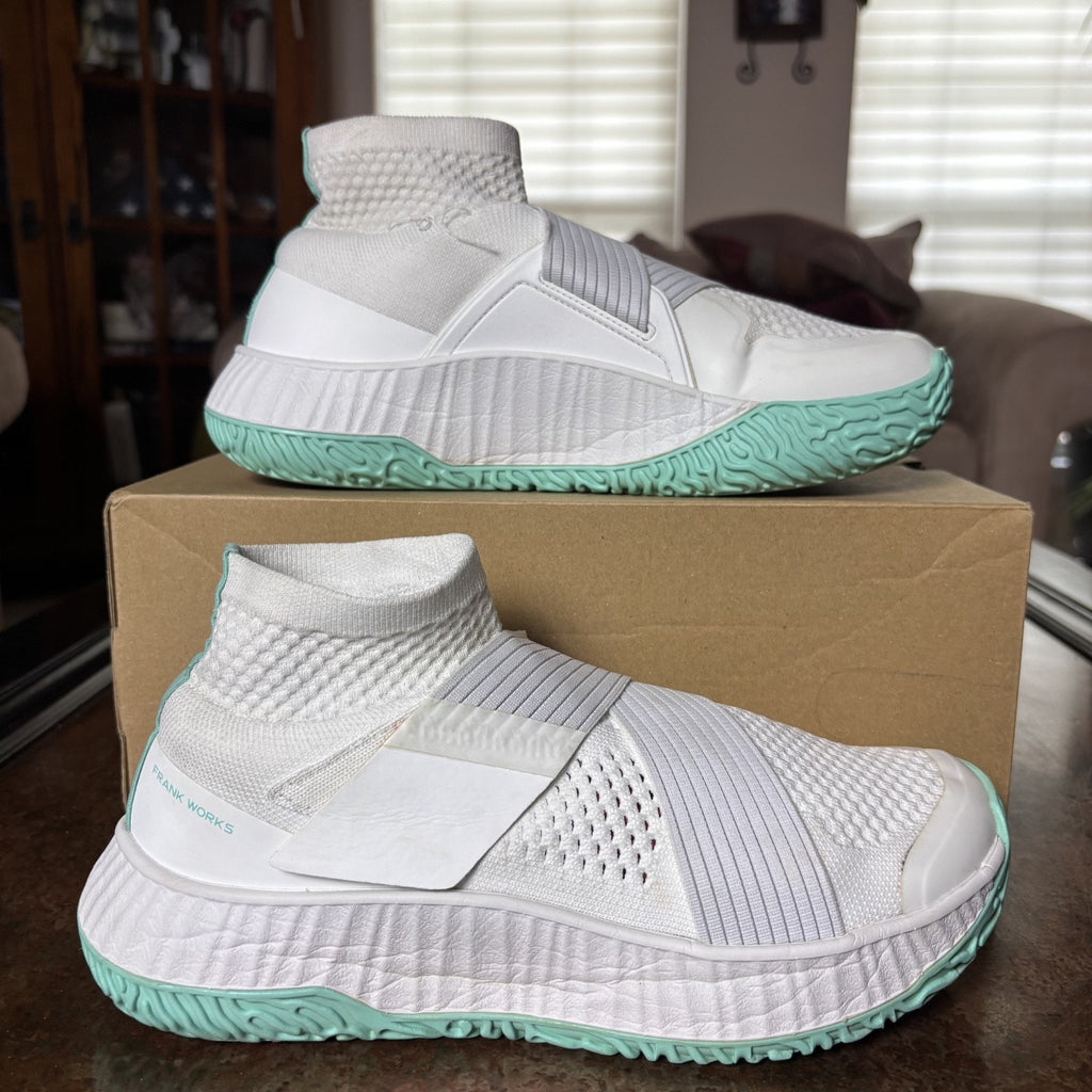 Frank Works The One Shoes Womens Size 8.5 White Tennis Pickleball Court Athletic