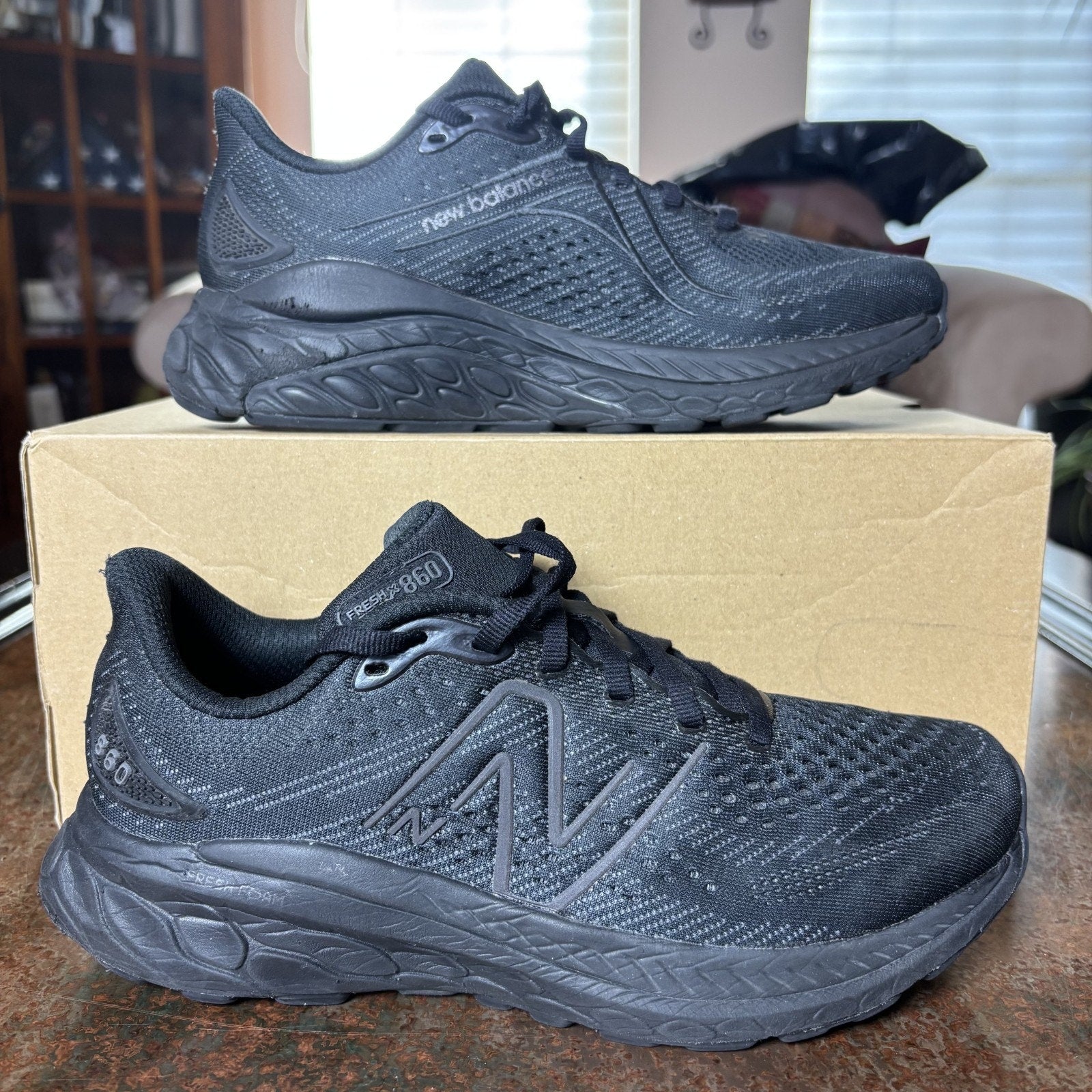 New Balance Fresh Foam X 860v13 Shoes Women's 8 Black Running Athletic Sneakers