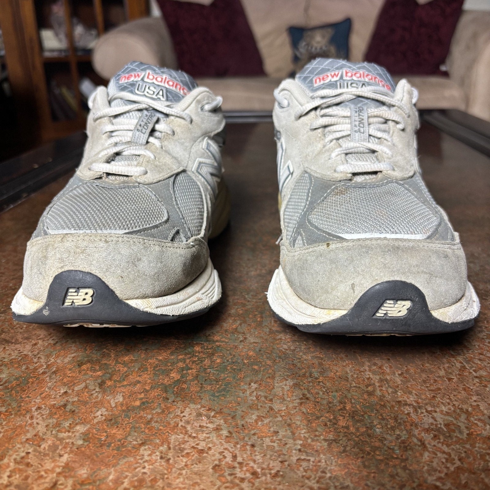 New Balance 990v3 Made in USA Shoes Women's 11 Grey Suede Classic Casual Sneaker