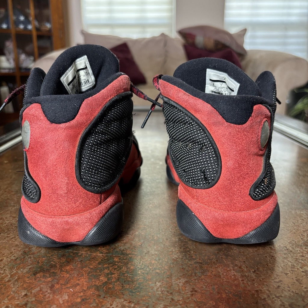 Nike Air Jordan 13 Retro Bred Basketball Shoes Mens Sz 8 Black Red Sneakers 2018
