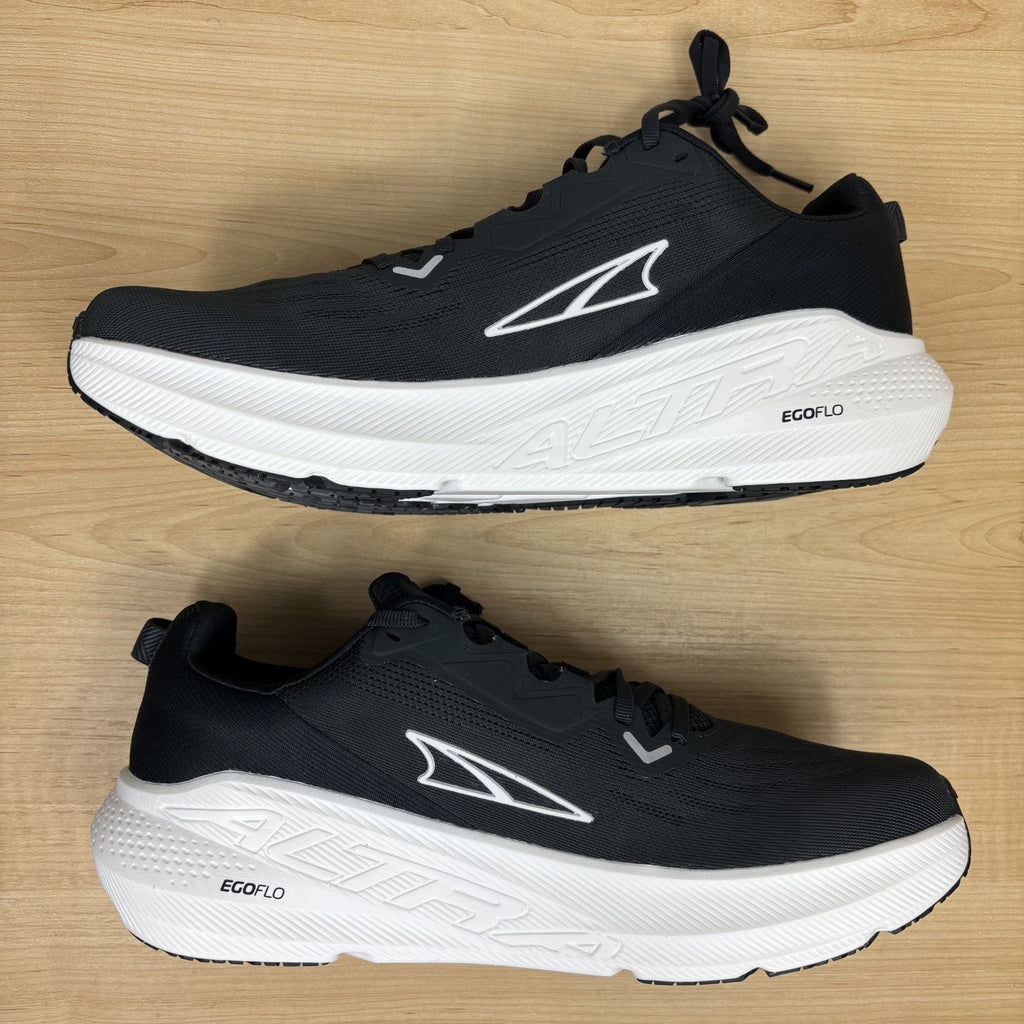 Altra FWD Via Shoes Men's Sz 11.5 Black White Road Running Athletic Sneakers NEW