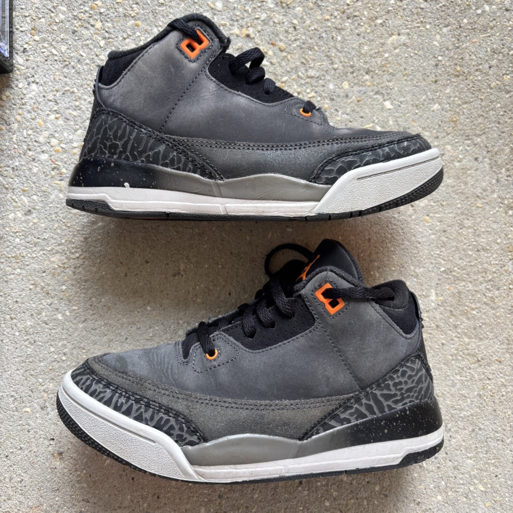 Nike Air Jordan 3 Retro “Fear Pack” PS 2023 Kids Size 1Y Shoes DM0966-080 NEW