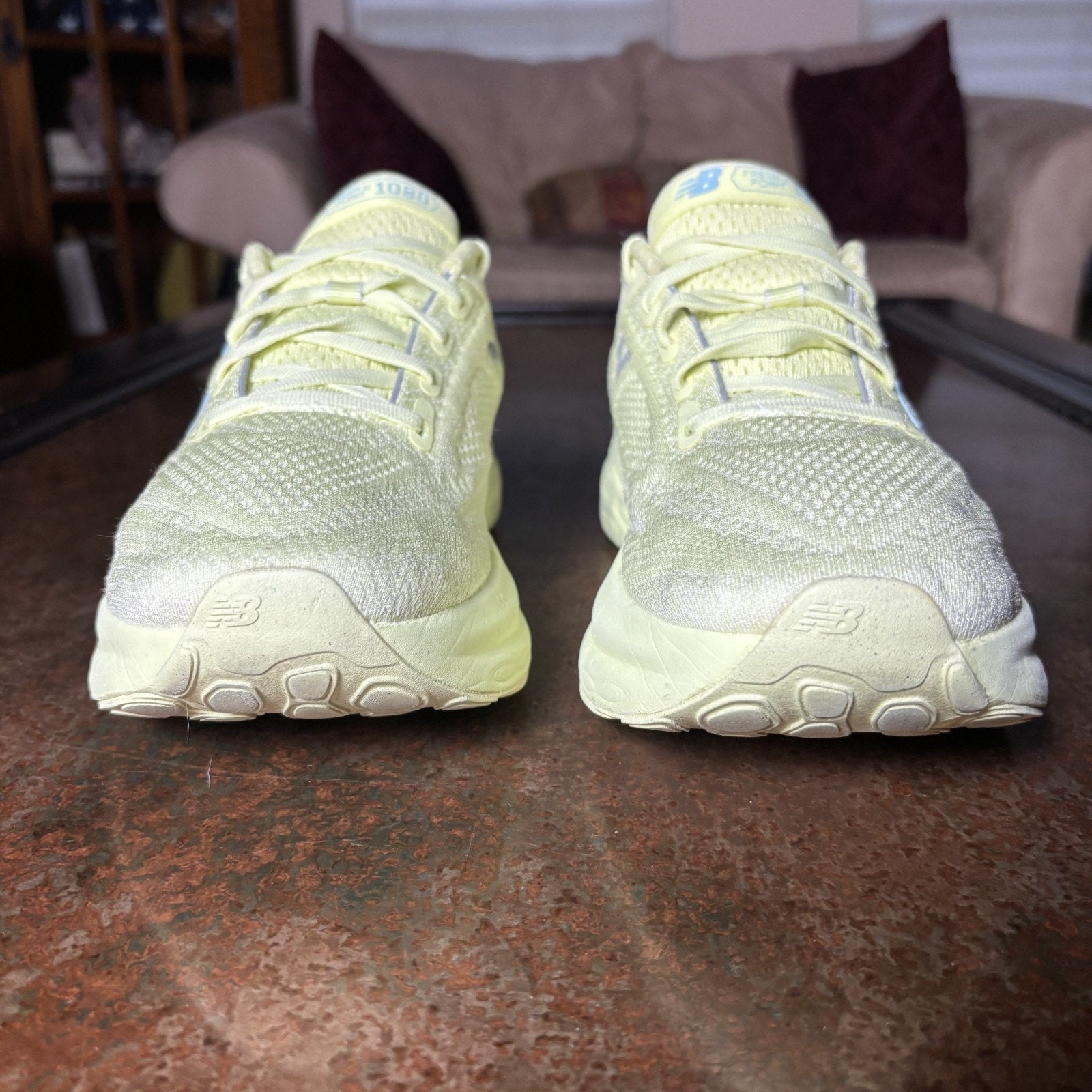 New Balance Fresh Foam X 1080v13 Shoes Womens 9 Yellow Limelight Comfort Running