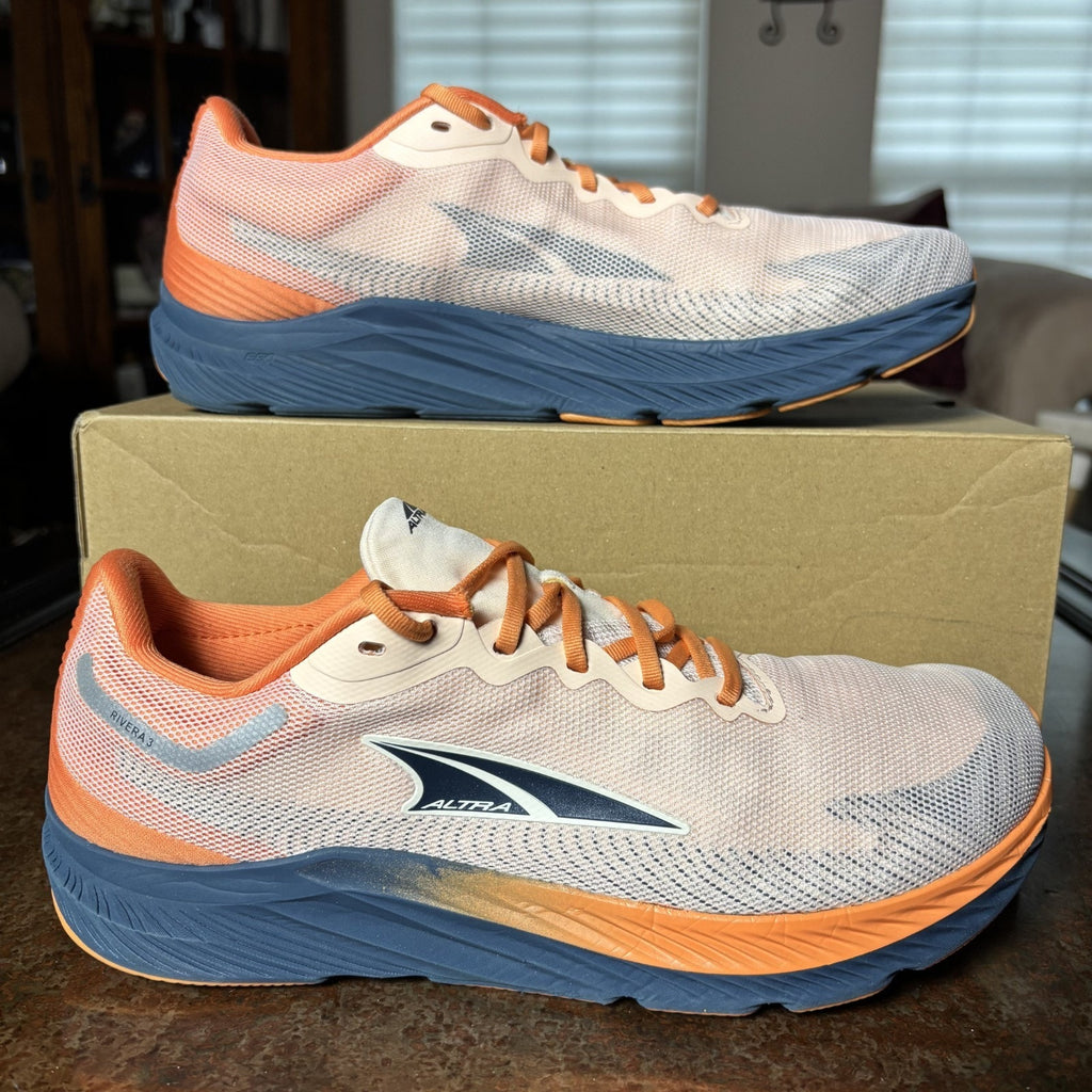 Altra Rivera 3 Women's 10.5 Orange Athletic Road Running Comfort Shoes Sneakers