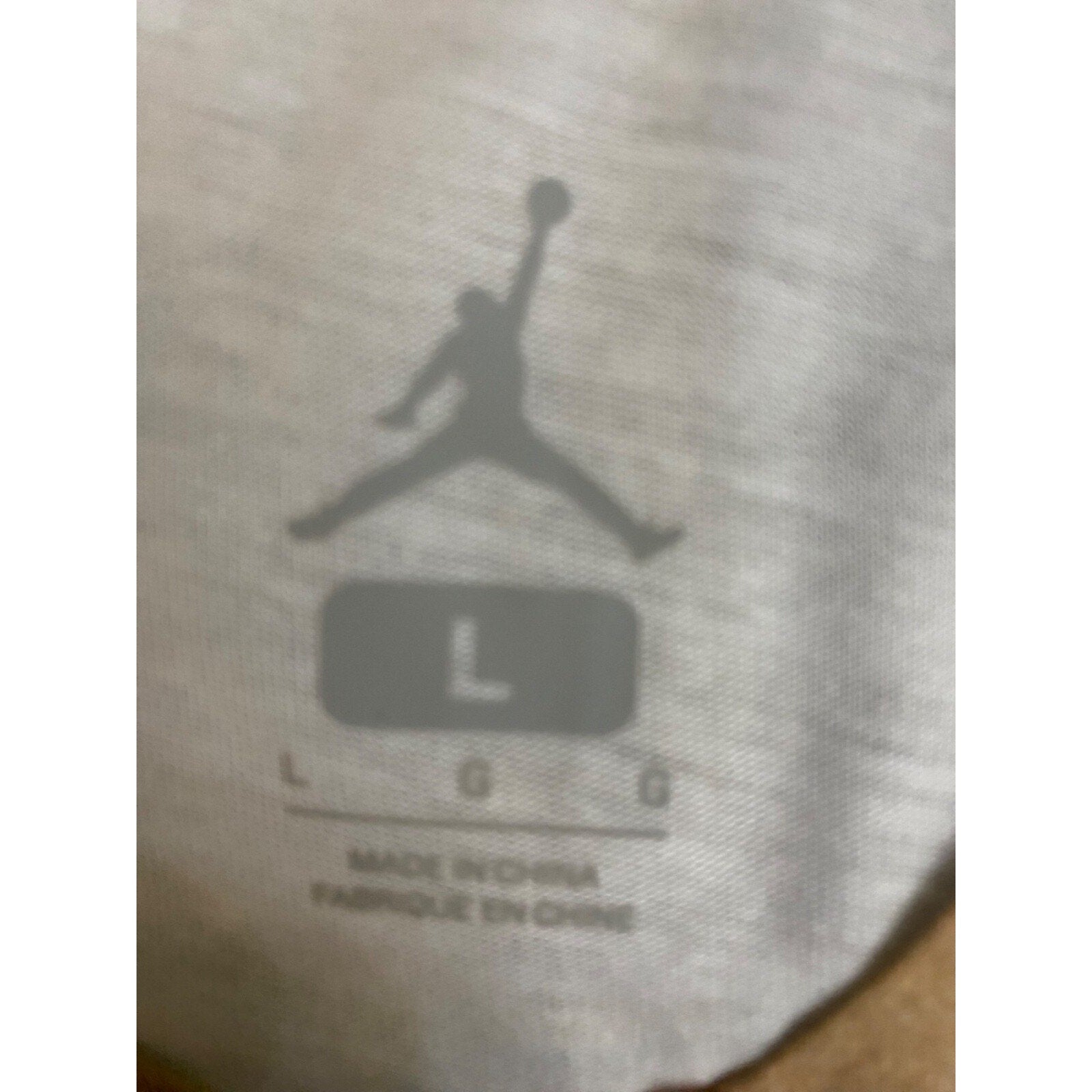 Men's Michael Jordan Sportswear Tee Photo AOP All Over Print Size Large