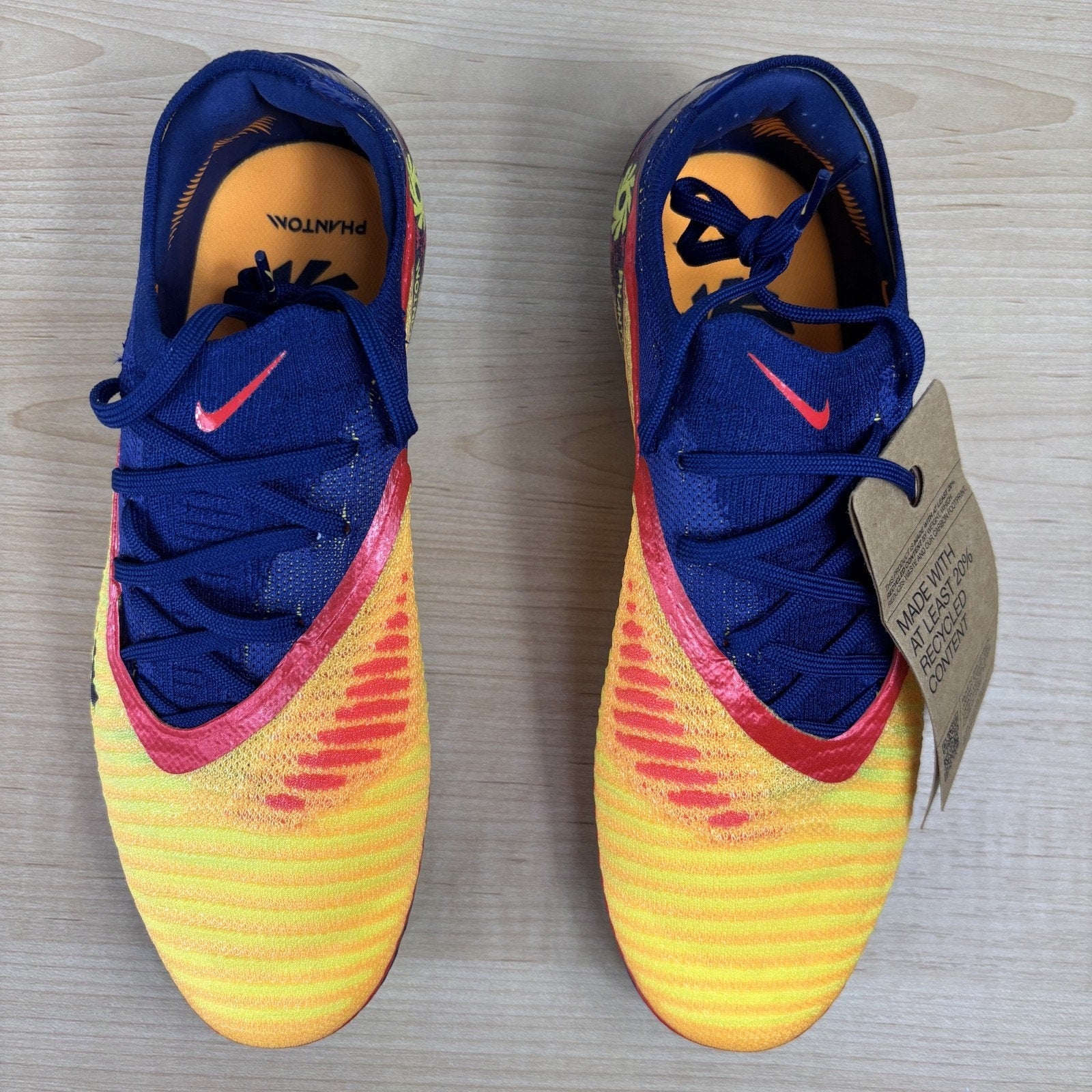 Nike Phantom 6 Low Elite FG Soccer Cleats Womens Size 6.5 Haaland Multicolor NEW