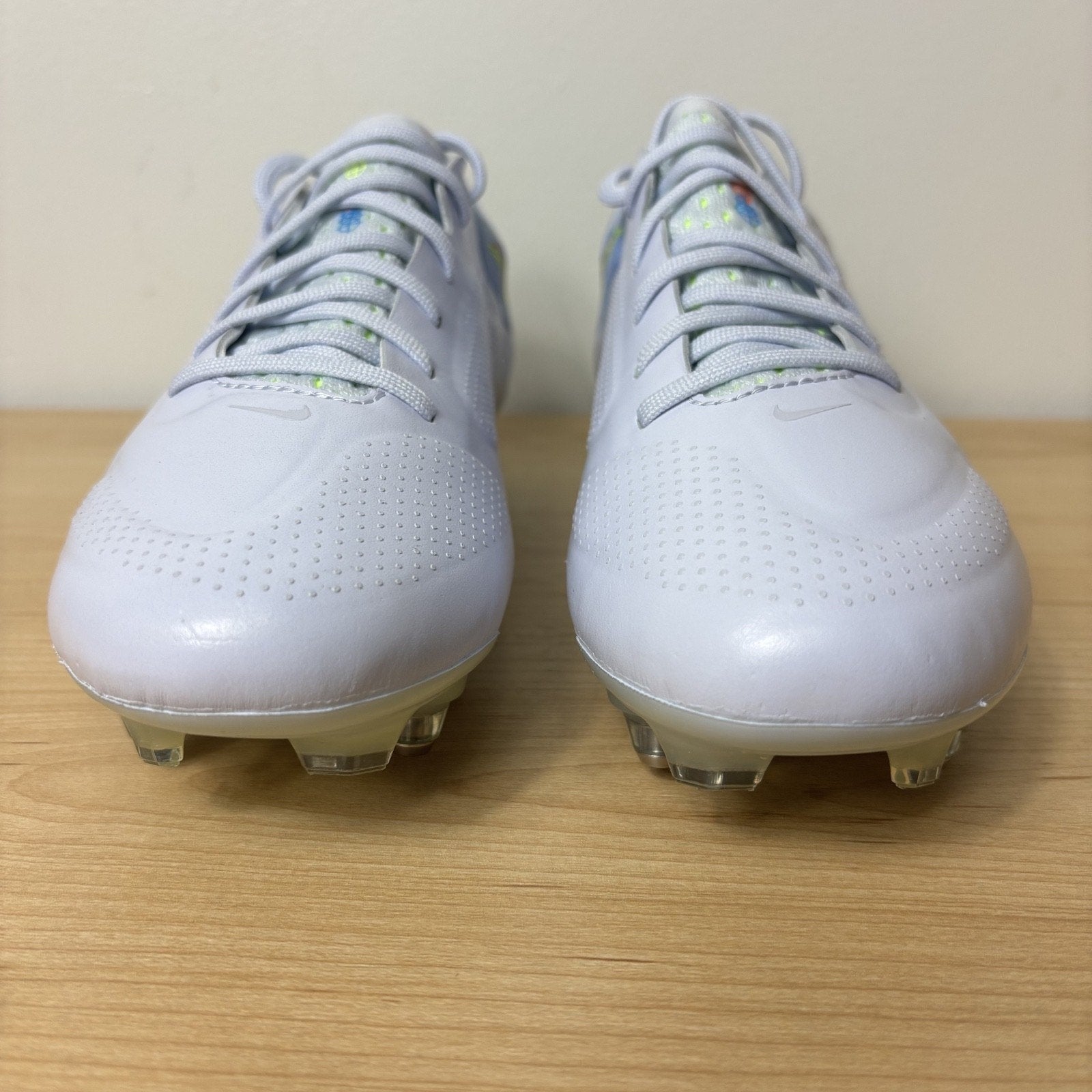 Nike Tiempo Legend 9 Elite SG Pro AC Soccer Cleats Women's Size 7 White Blue NEW