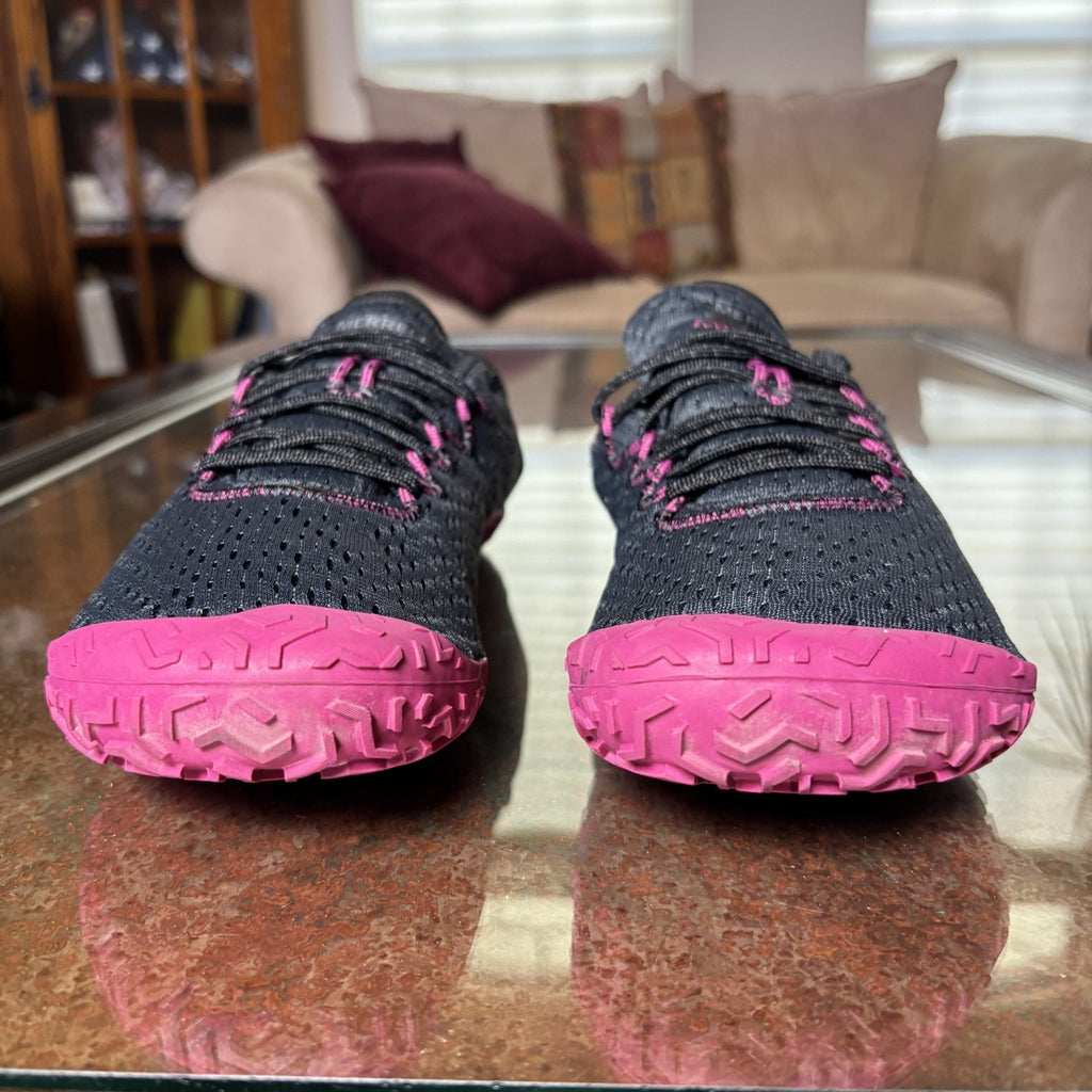 Merrell Vapor Glove 6 Women's 8 Black Minimalist Barefoot Athletic Trail Sneaker
