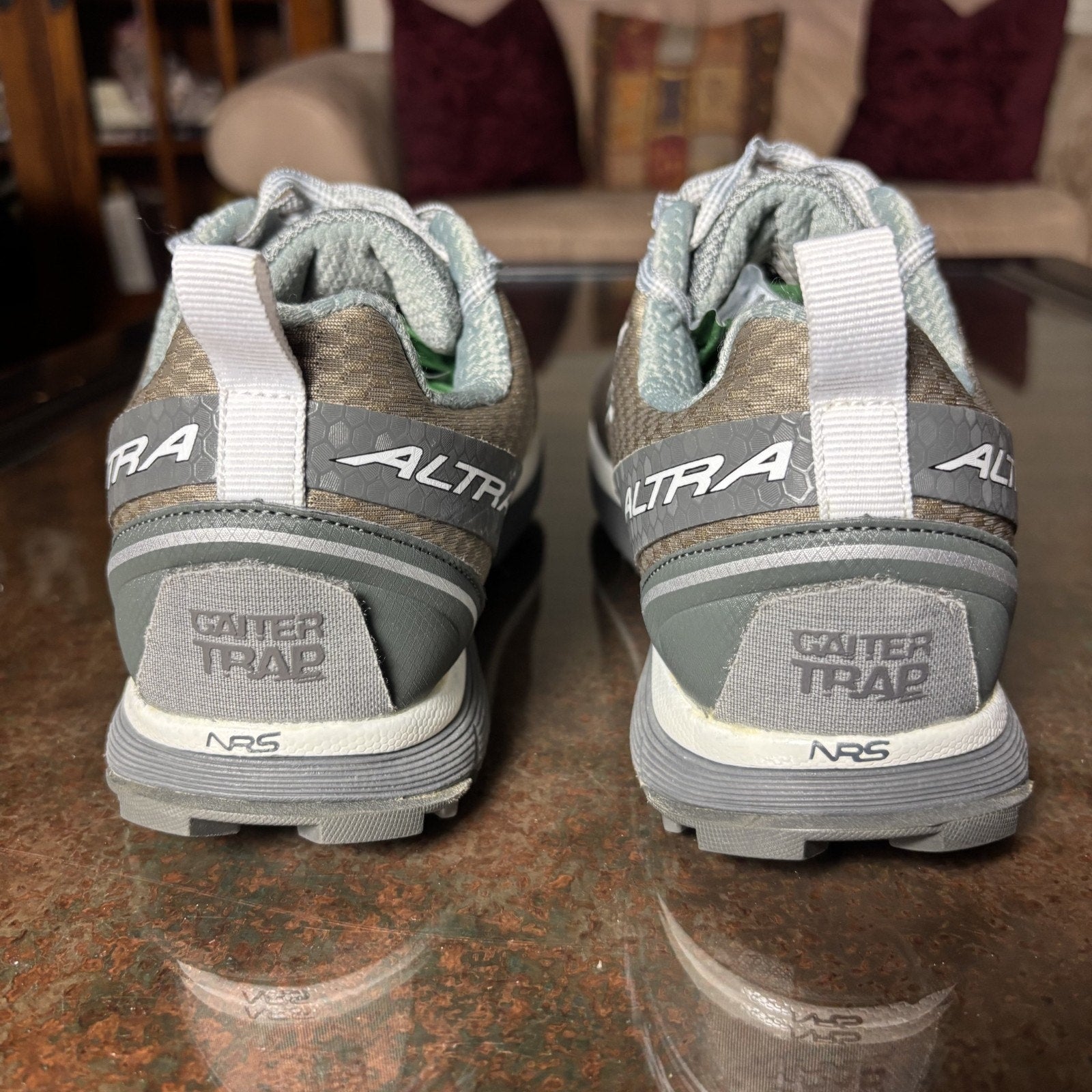 Altra Lone Peak 2.0 Shoes Women's Size 10 Grey Trail Running Athletic Zero Drop