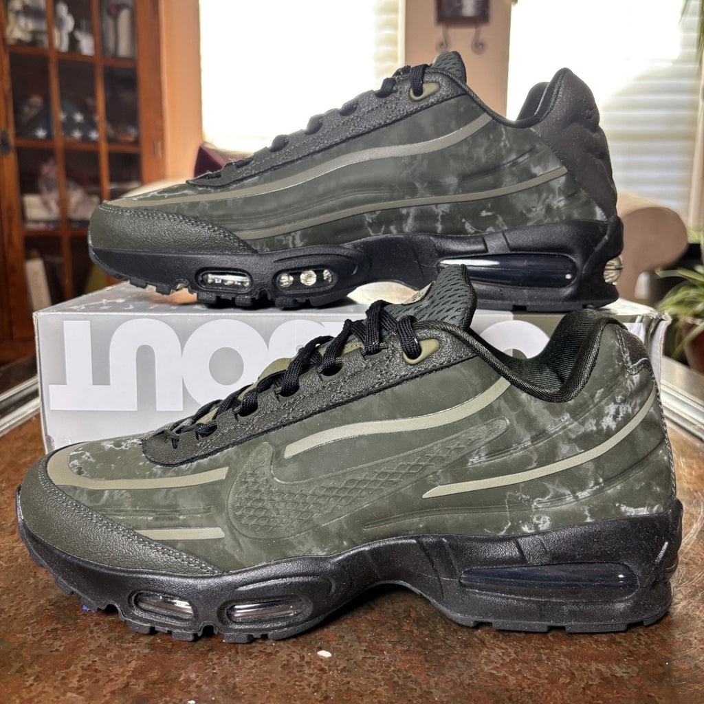 Nike Air Max 95 SP x WORKSOUT Shoes Mens Size 12 Olive Green Black Sneakers NEW