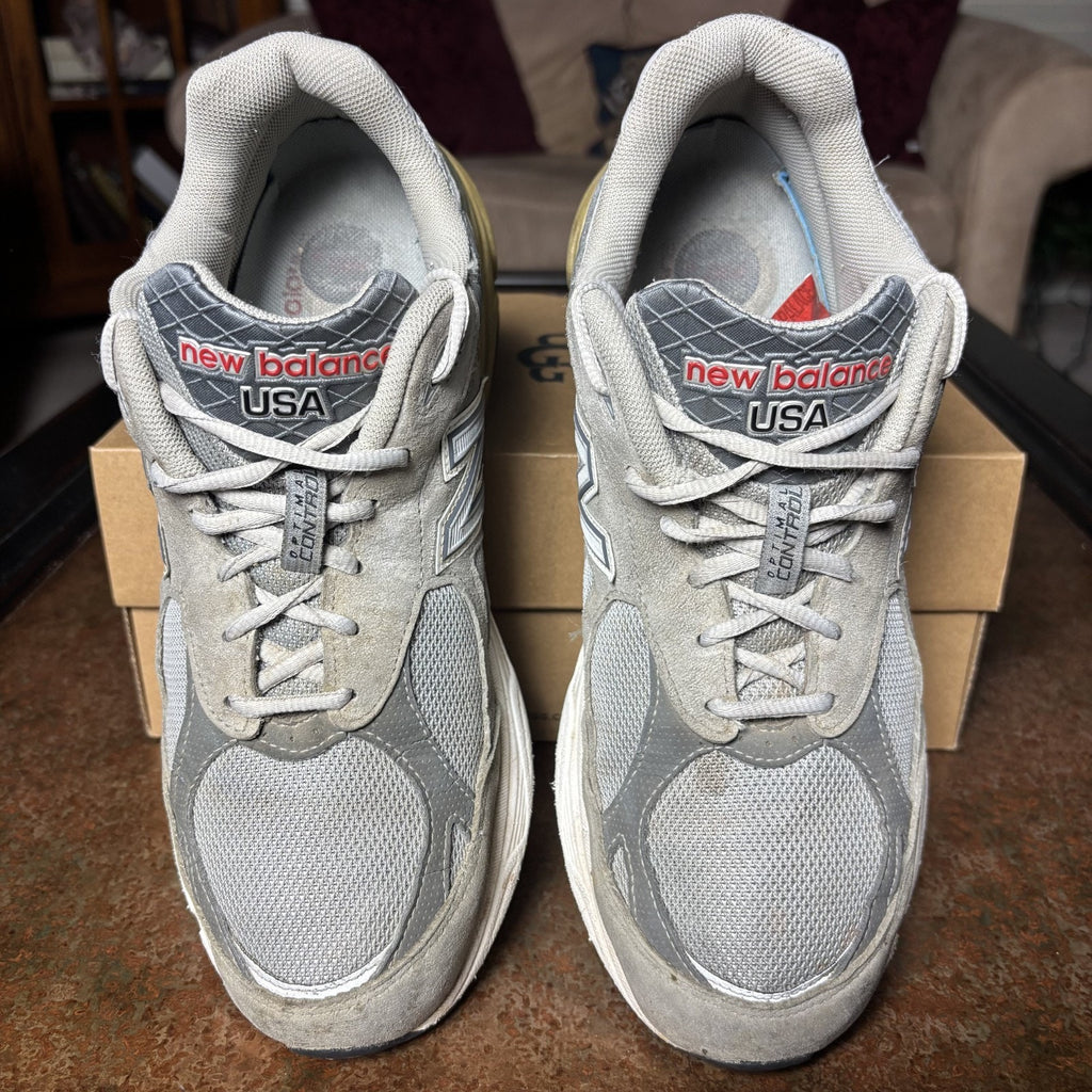 New Balance 990v3 Made in USA Shoes Women's 11 Grey Suede Classic Casual Sneaker