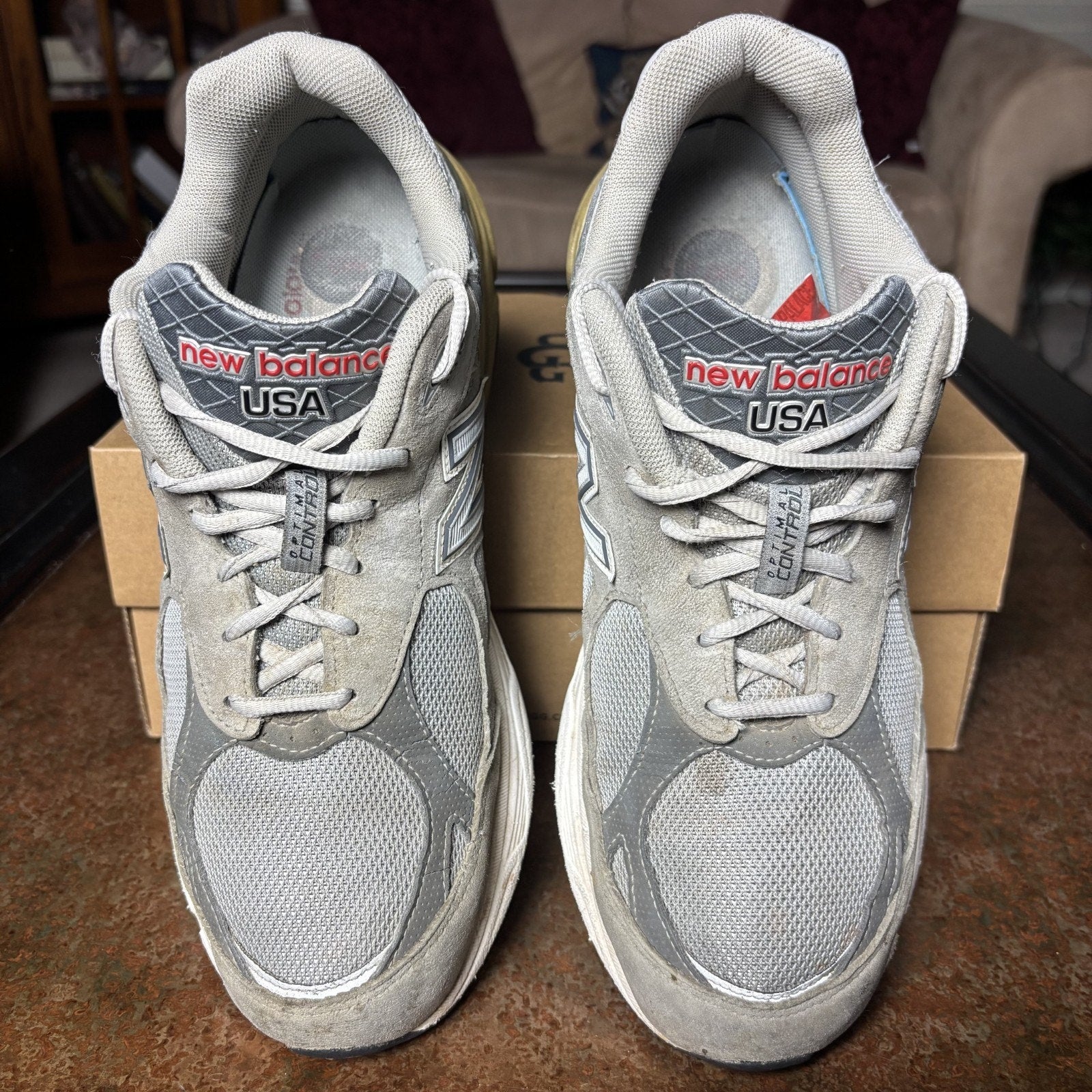 New Balance 990v3 Made in USA Shoes Women's 11 Grey Suede Classic Casual Sneaker
