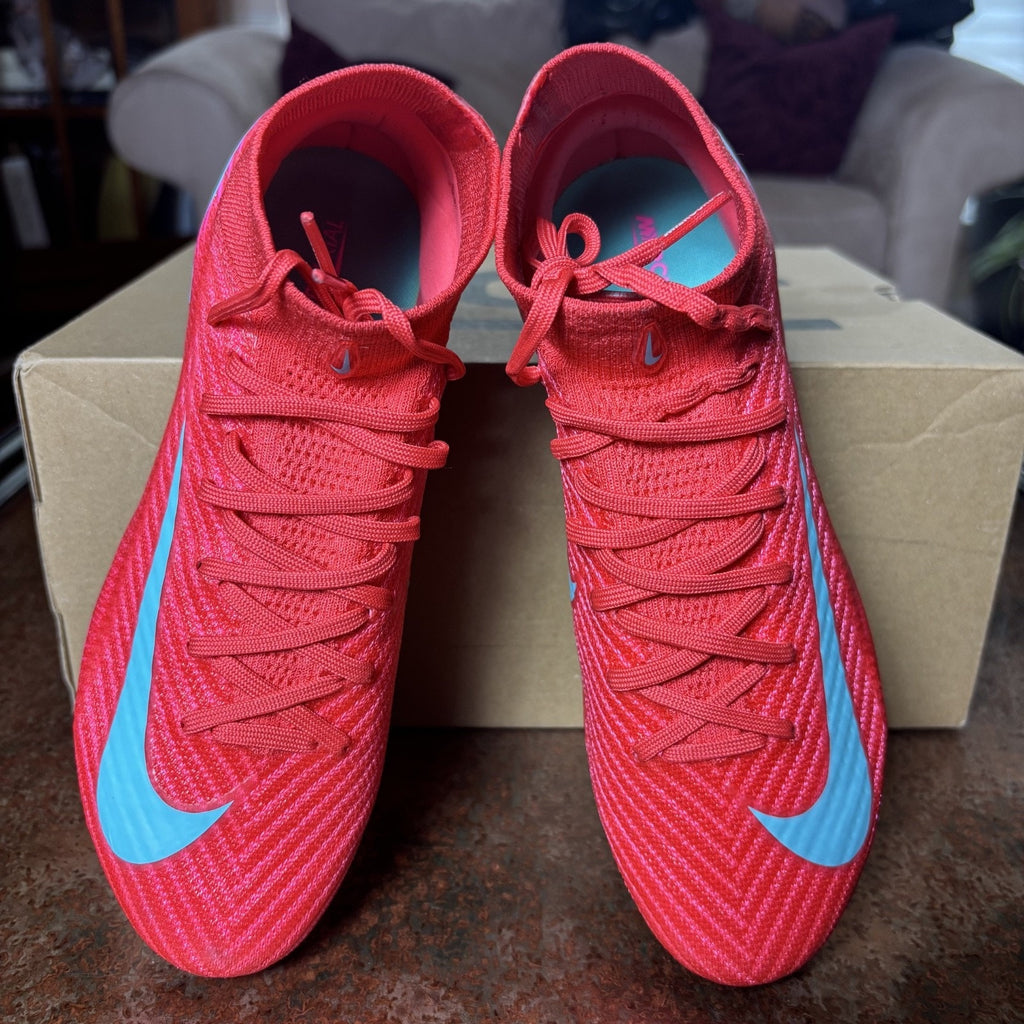 Nike Zoom Mercurial Superfly 10 Elite FG Soccer Cleats Women's Size 7 Red Pink