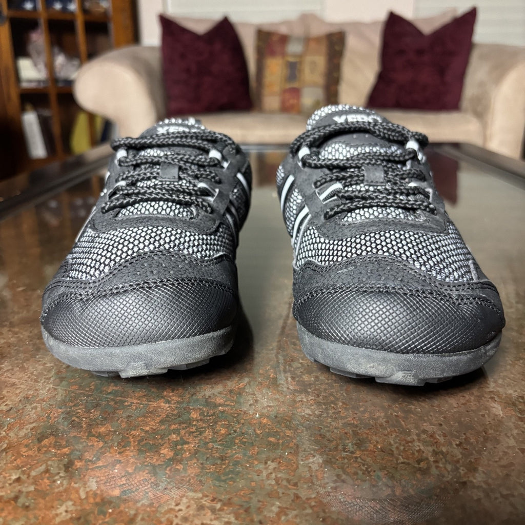 Xero Shoes TerraFlex Women's 9 Black Grey Barefoot Minimalist Trail Gym Athletic