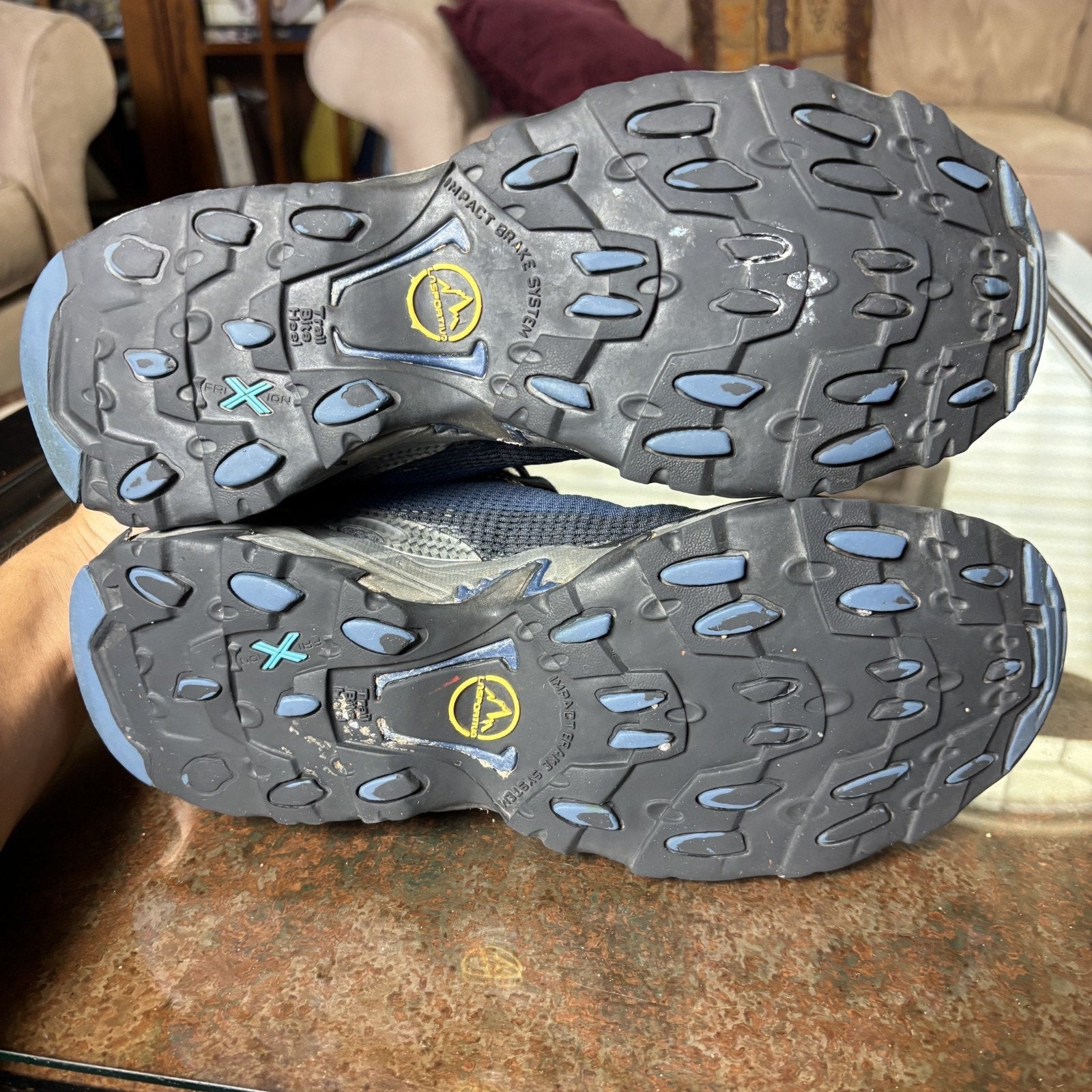 La Sportiva Wildcat Men's Size 11 Navy Blue Trail Running Outdoor Shoes Sneakers