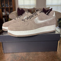 Nike Air Force 1 '07 LV8 Shoes Mens Size 10 Brown White Athletic Casual Sneakers