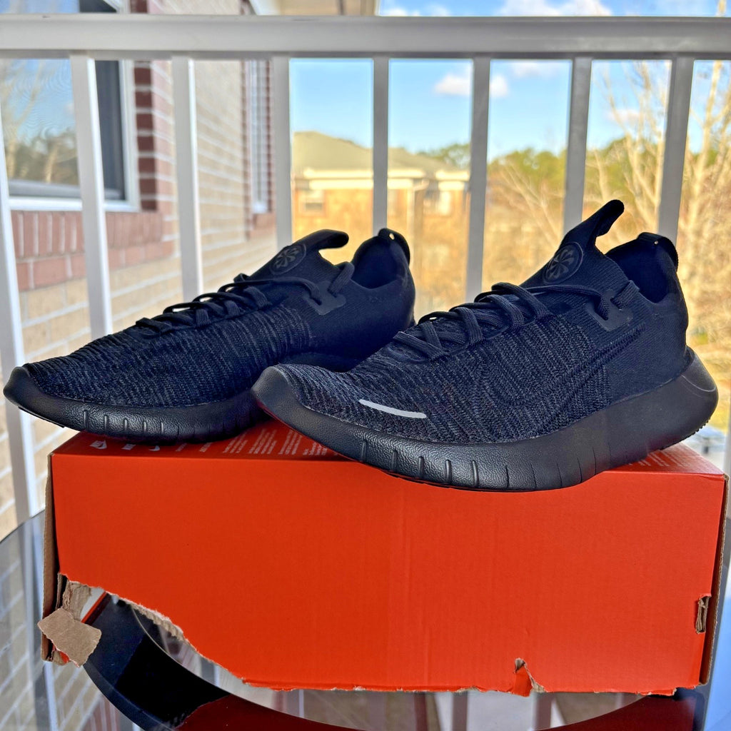 Nike Free RN FK Next Nature Shoes Athletic Gym Triple Black FB1276-001 Mens Size