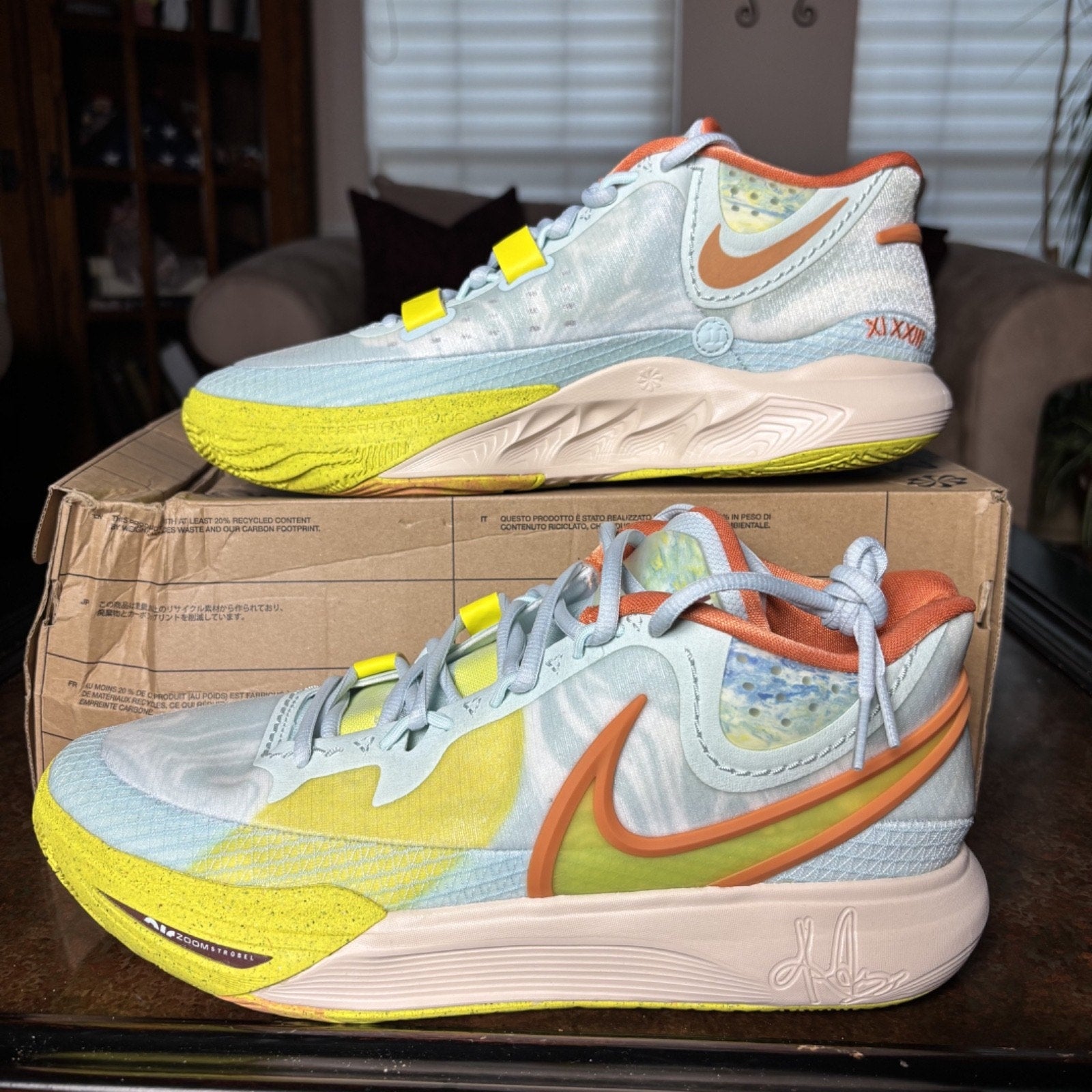 Nike Kyrie 8 Shoes Mens 11.5 Multicolor Basketball Athletic Sneakers DJ6017-400