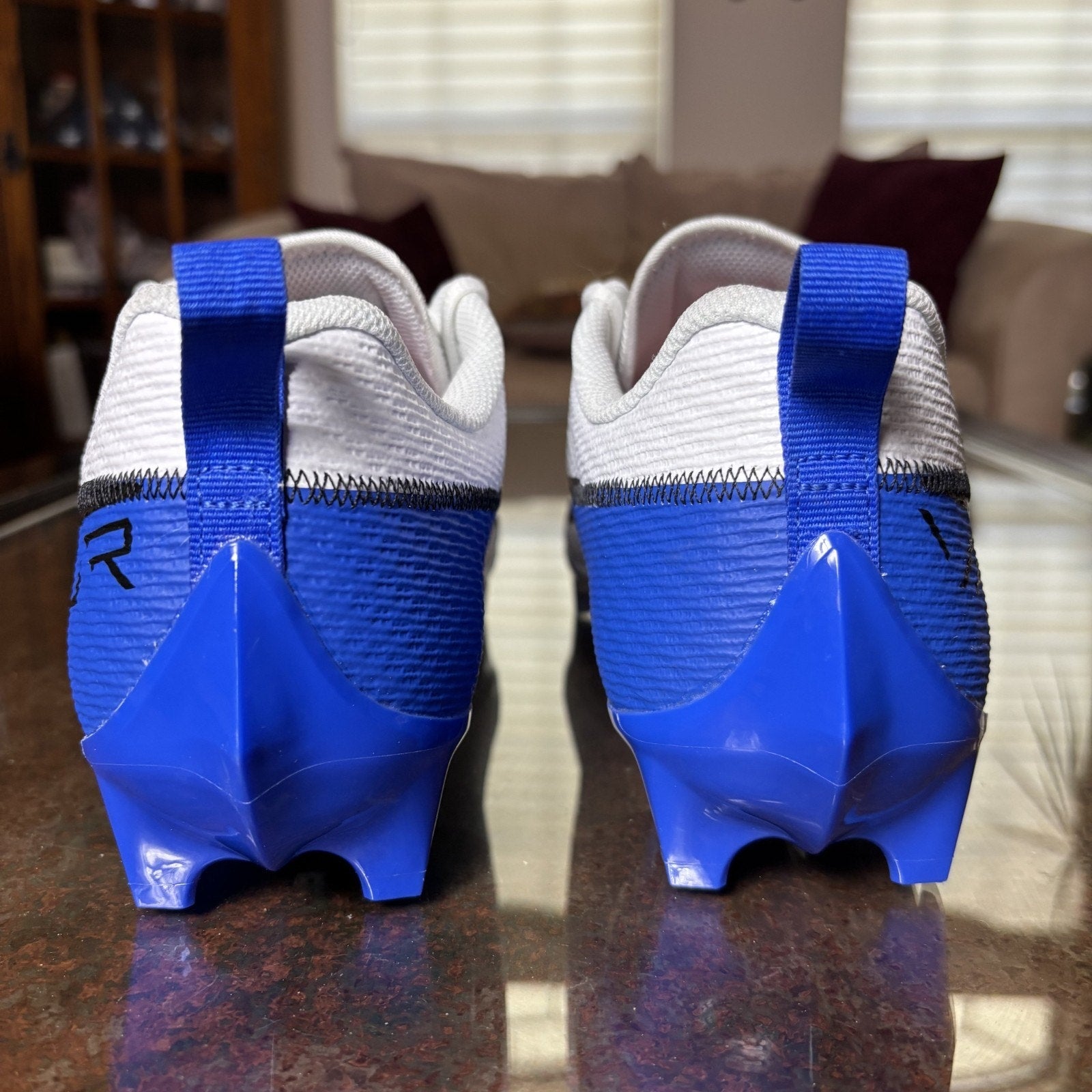 Nike Vapor Edge Speed 360 2 TB Football Cleats Men's Size 11.5 Blue White NEW
