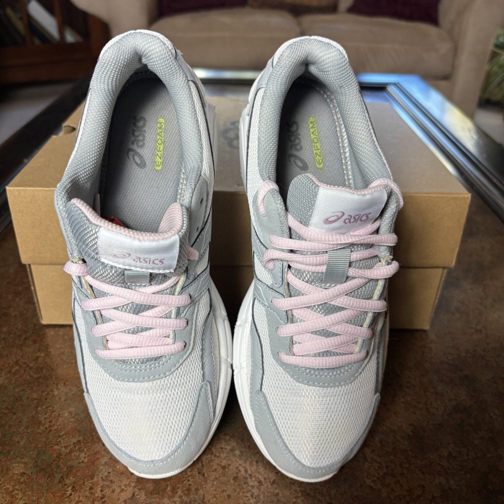 Asics Gel-Jog MC Shoes Women's Sz 7 Grey Pink Athletic Lifestyle Sneakers Sample