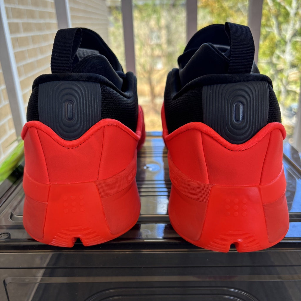 Adidas Dame 9 Shoes Mens Size 7.5 Solar Red Basketball Athletic Sneakers IE3627