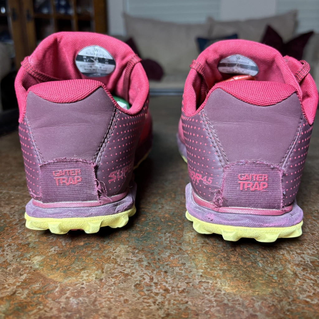 Altra Superior 4.5 Shoes Women's Sz 10 Red Trail Running Hiking Outdoor Sneakers