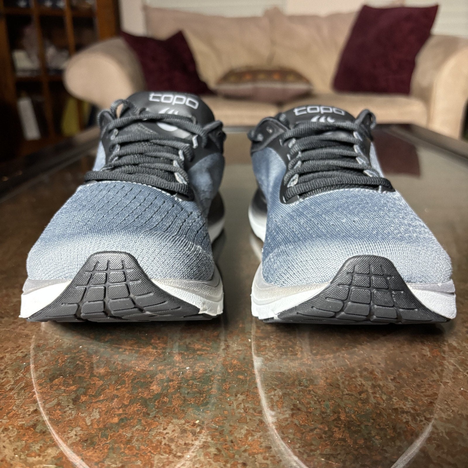 Topo Athletic Magnifly 5 Women's Size 9.5 Grey Black Road Running Shoes Sneakers