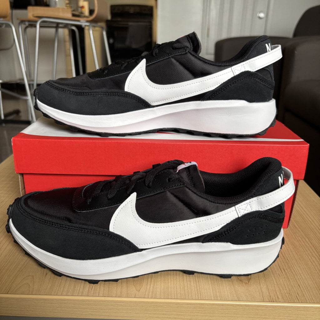 Nike Waffle Debut Shoes Black White Lifestyle Gym Sneakers DH9522-001 Mens Sizes