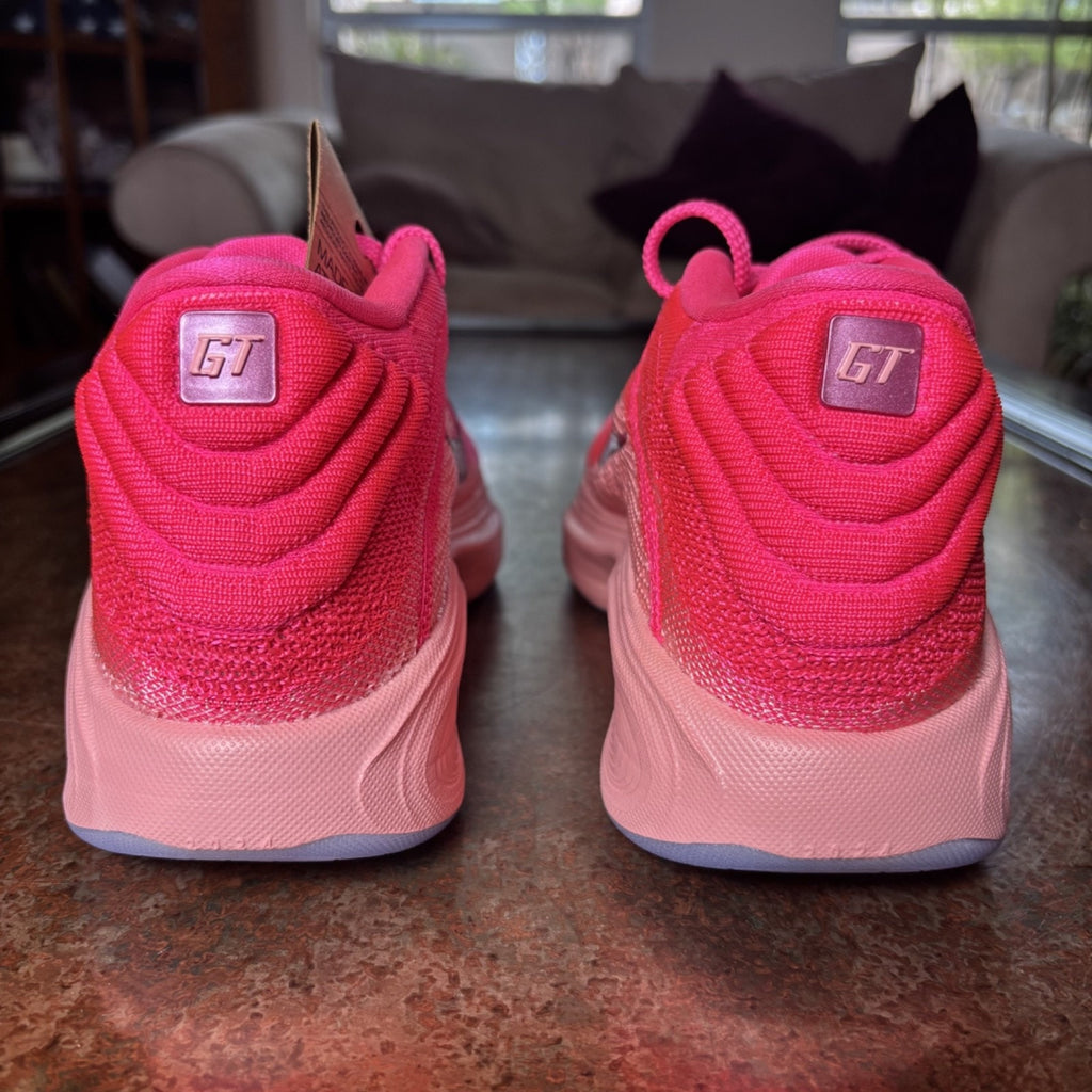 Nike Air Zoom GT Hustle Shoes Mens 9.5 Great Cancer Awareness Think Pink Sneaker