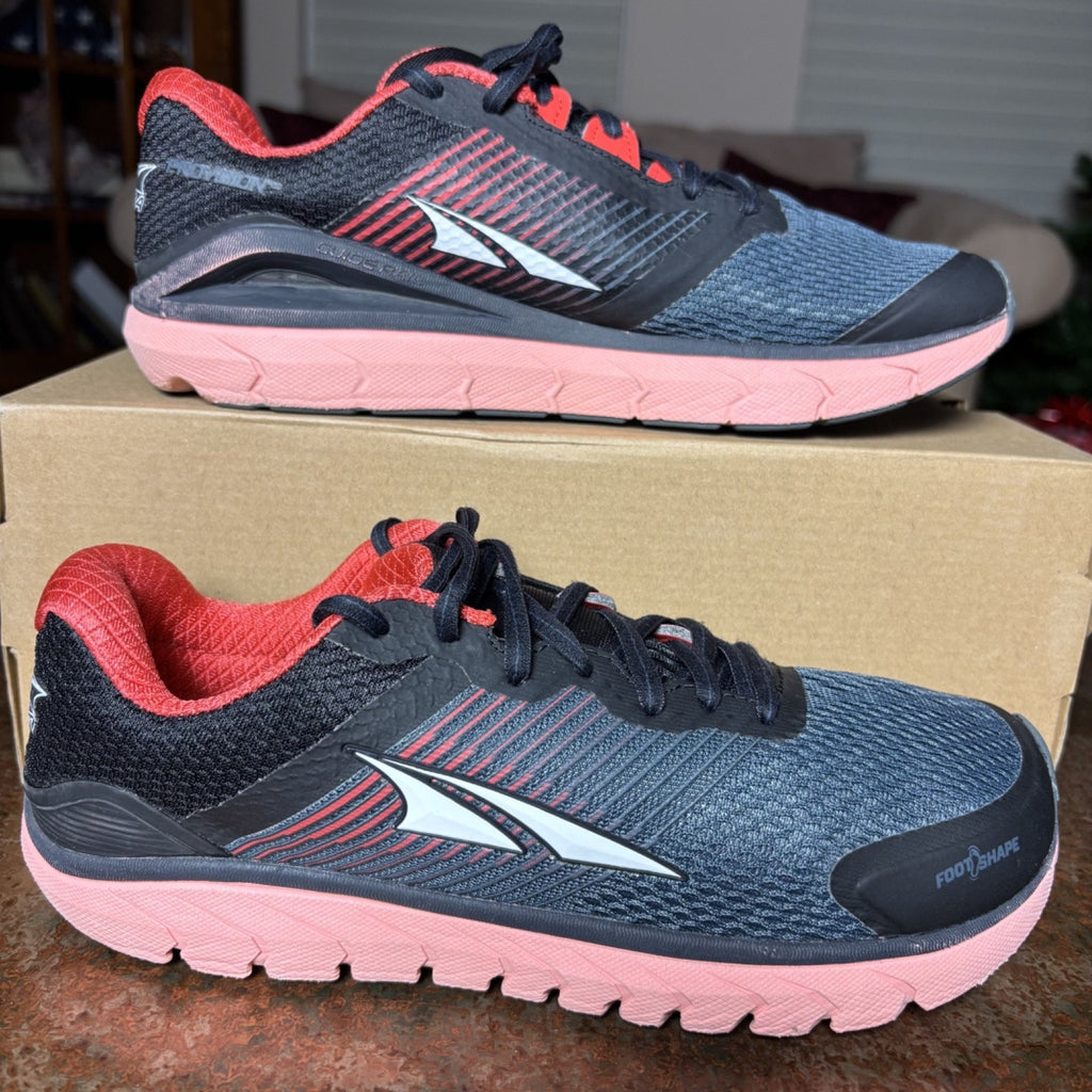Altra Provision 4 Shoes Women's Size 8 Grey Red Road Running Athletic Sneakers