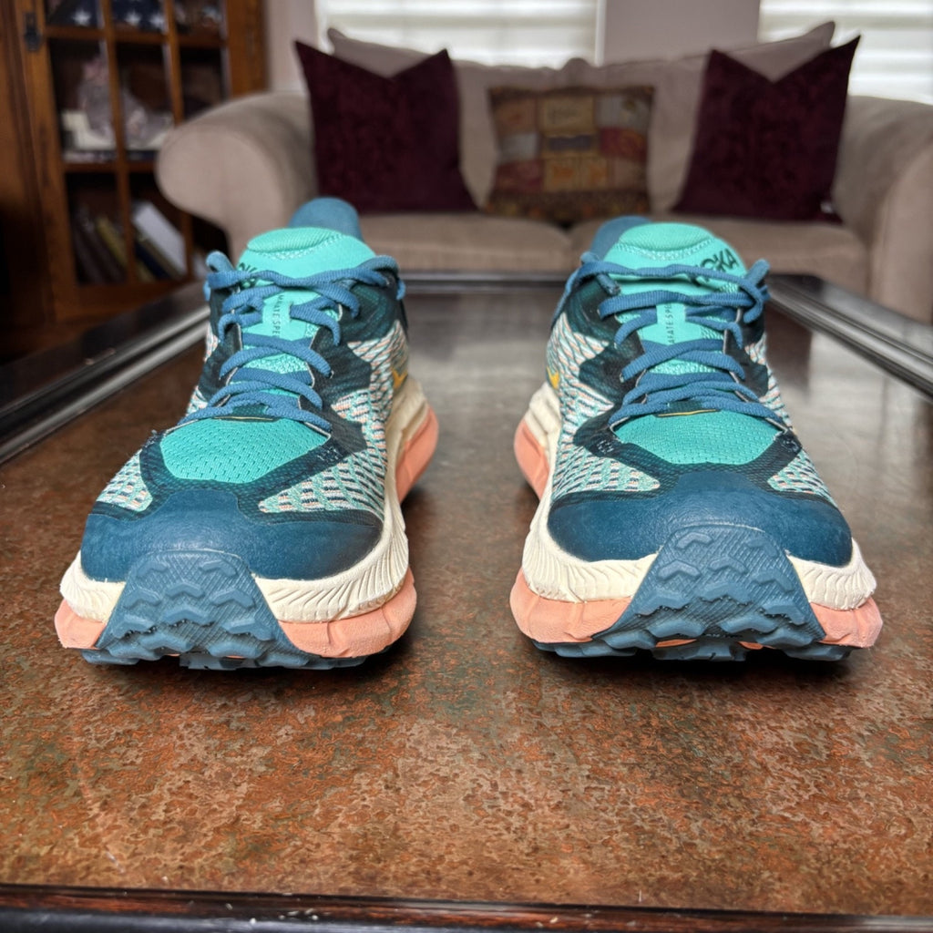 Hoka One One Mafate Speed Shoes Womens Sz 11 B Multicolor Trail Running Sneakers