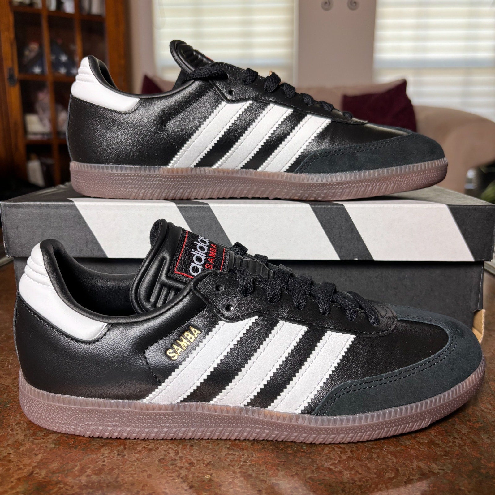 Adidas Originals Samba Black White Lifestyle Casual Shoe Sneakers Women's Sizes